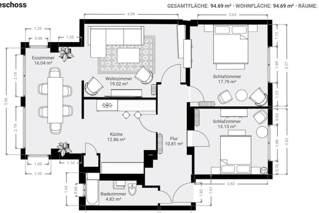 Urban & Chic: 2Bdr, Parkplatz Apartamento Witten Exterior foto